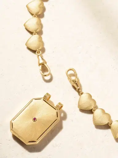 Marie Lichtenberg Love Scapular 18-karat Gold And Ruby Necklace | Thumbnail 3 Marie Lichtenberg Love Scapular 18-karat Gold And Ruby Necklace | Thumbnail 3