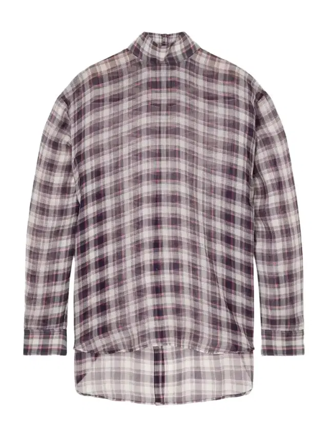 Tibi Reversable Checked Cotton And Silk-blend Shirt