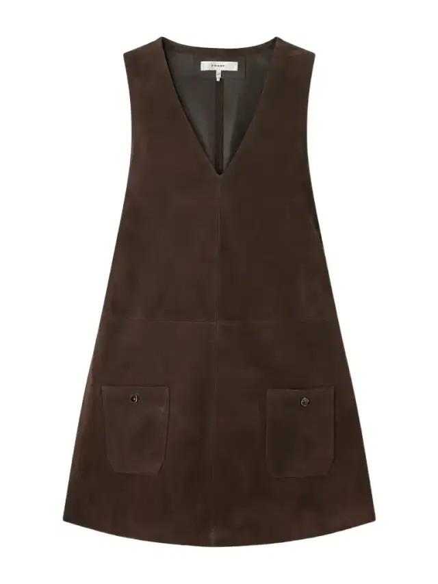 Frame The Safari Tent Suede Mini Dress