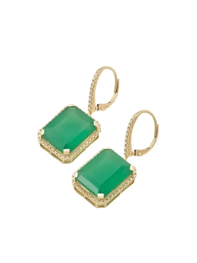 SHAY Portrait 18-karat Gold Onyx And Diamond Earrings