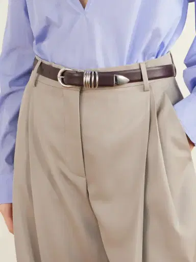 Déhanche Hollyhock Leather Belt | Thumbnail 2