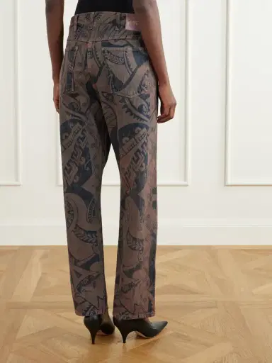 Vivienne Westwood Ranch Printed High-waisted Straight-leg Organic Jeans | Thumbnail 4