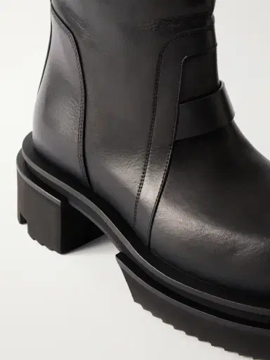 Rick Owens Bogun Leather Knee Boots | Thumbnail 5
