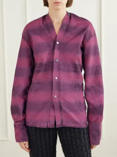 Haikure Shona Checked Cotton Shirt | Thumbnail 3