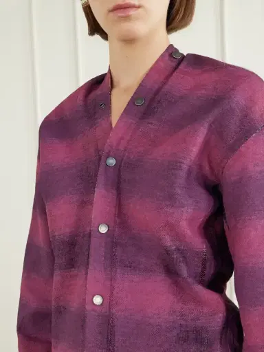 Haikure Shona Checked Cotton Shirt | Thumbnail 5