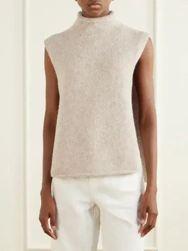 Lauren Manoogian Alpaca-blend Turtleneck Tank | Thumbnail 3 Lauren Manoogian Alpaca-blend Turtleneck Tank | Thumbnail 3