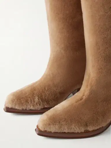 Gabriela Hearst Waite 55 Shearling Knee Boots | Thumbnail 5