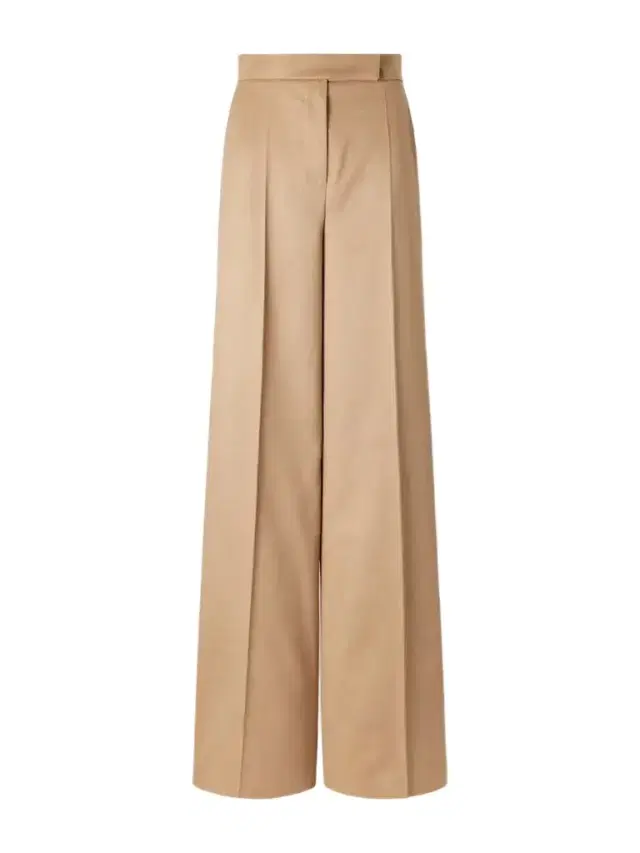Max Mara Camel Wool Wide-leg Pants