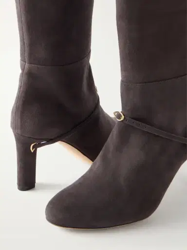 Jennifer Chamandi Samuele 85 Suede Knee-high Boots | Thumbnail 5 Jennifer Chamandi Samuele 85 Suede Knee-high Boots | Thumbnail 5