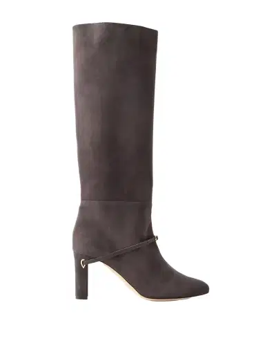 Jennifer Chamandi Samuele 85 Suede Knee-high Boots | Thumbnail 1 Jennifer Chamandi Samuele 85 Suede Knee-high Boots | Thumbnail 1