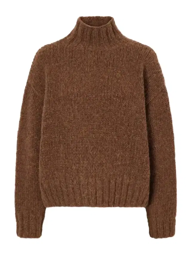 Lauren Manoogian Alpaca, Merino Wool And Cotton-blend Turtleneck Sweater