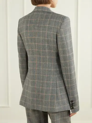 Stella McCartney Prince Of Wales Wool Blazer | Thumbnail 3