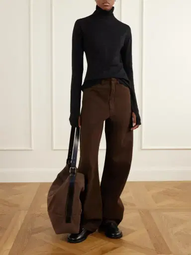 Lauren Manoogian Merino Wool And Alpaca-blend Turtleneck Sweater | Thumbnail 2 Lauren Manoogian Merino Wool And Alpaca-blend Turtleneck Sweater | Thumbnail 2