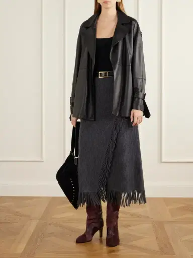 Zimmermann Alchemy 75 Patchwork Leather And Suede Knee Boots | Thumbnail 4