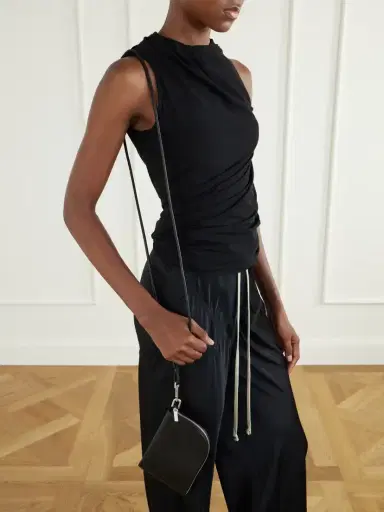 Rick Owens Leather Crossbody Wallet | Thumbnail 2