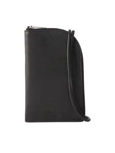 Rick Owens Leather Crossbody Wallet | Thumbnail 1
