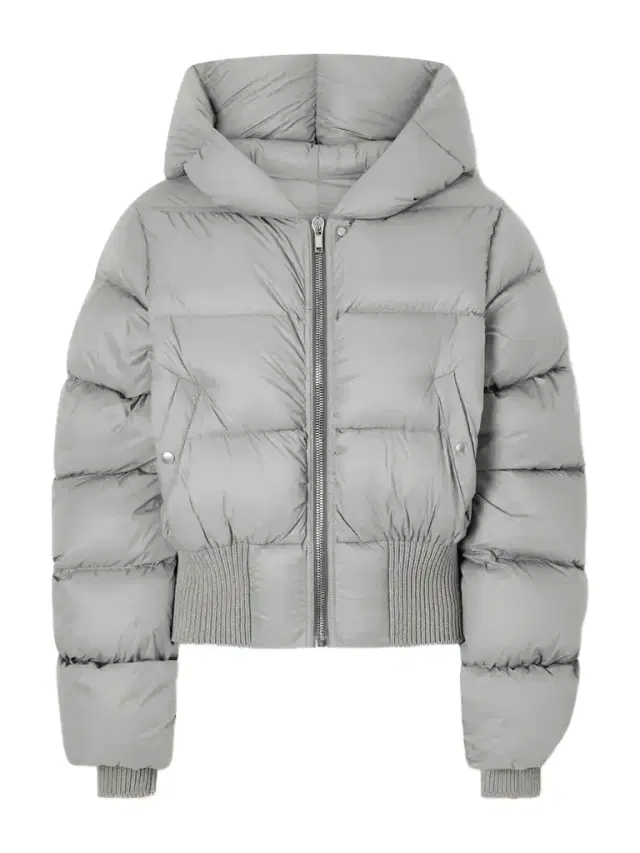 Rick Owens Cinched Hooded Cropped Shell Jacket