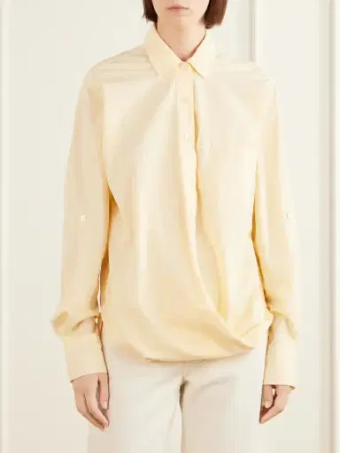 Sanderlak Asymmetric Twisted Cotton-voile Shirt | Thumbnail 3 Sanderlak Asymmetric Twisted Cotton-voile Shirt | Thumbnail 3