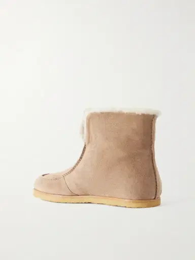 LEGRES 52 Shearling-trimmed Suede Ankle Boots | Thumbnail 3 LEGRES 52 Shearling-trimmed Suede Ankle Boots | Thumbnail 3