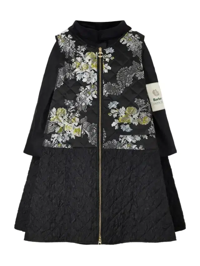 Erdem + Barbour Embellished Waxed Cotton-jacquard Coat
