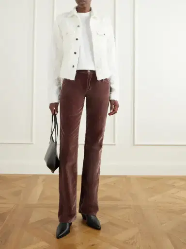 Haikure Carly Cotton-velvet Mid-rise Straight-leg Pants | Thumbnail 2 Haikure Carly Cotton-velvet Mid-rise Straight-leg Pants | Thumbnail 2