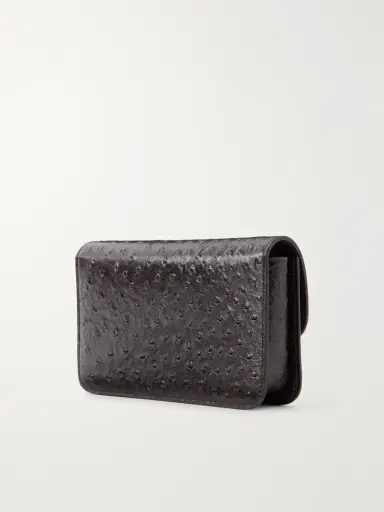 TOTEME T-lock Ostrich-effect Leather Shoulder Bag | Thumbnail 4