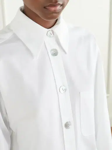 Les Vacances D’Irina Gathered Cotton Shirt | Thumbnail 5