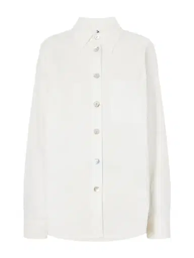 Les Vacances D’Irina Gathered Cotton Shirt | Thumbnail 1
