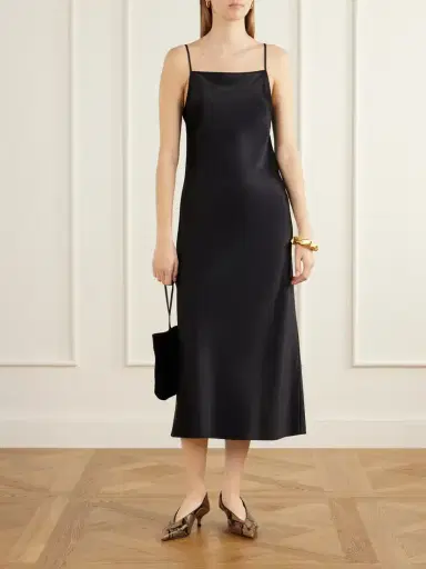 Joseph Cloe Silk-satin Midi Dress | Thumbnail 2