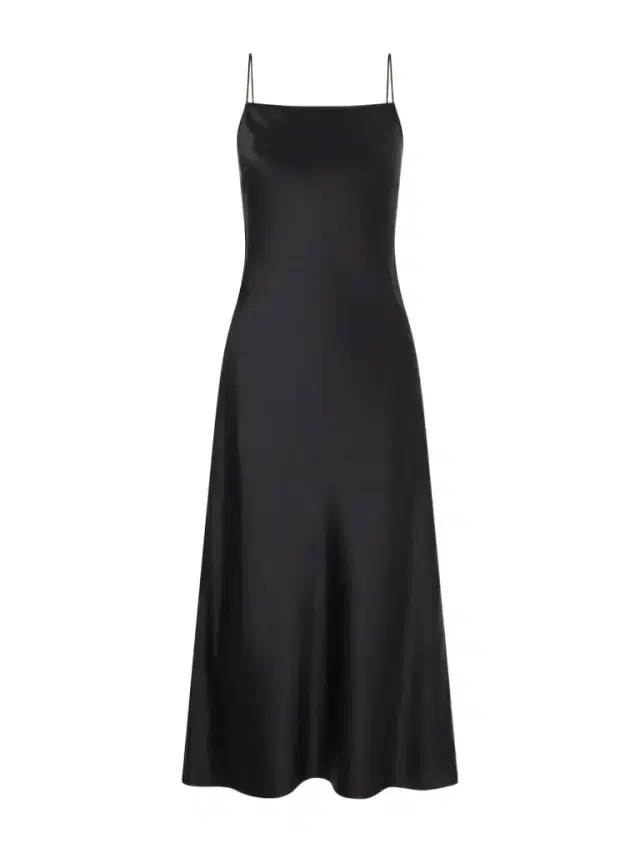 Joseph Cloe Silk-satin Midi Dress