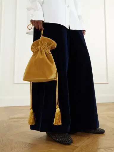 Les Vacances D’Irina The Little Velvet Sack Cotton Pouch | Thumbnail 2