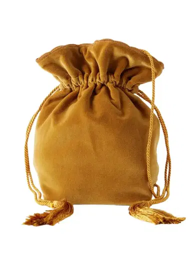 Les Vacances D’Irina The Little Velvet Sack Cotton Pouch | Thumbnail 1