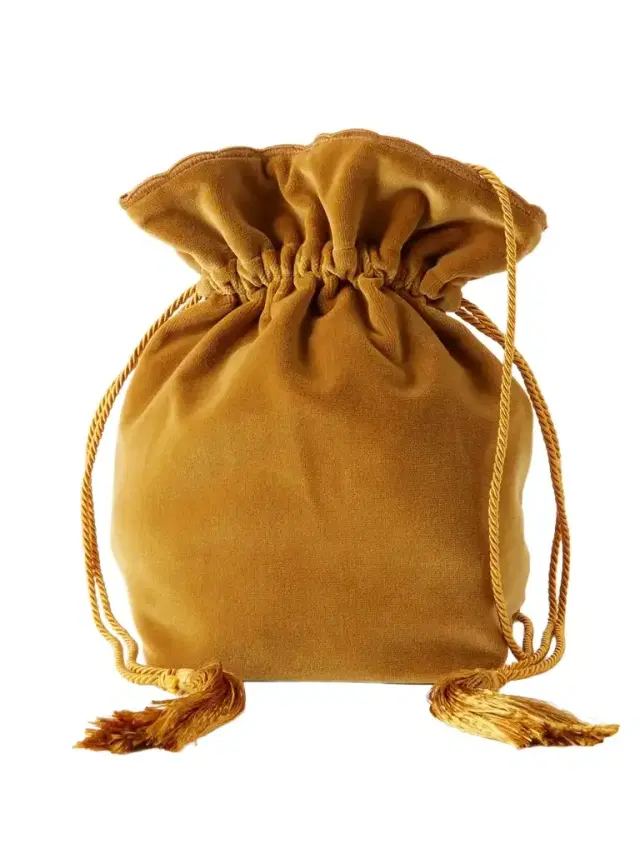 Les Vacances D’Irina The Little Velvet Sack Cotton Pouch