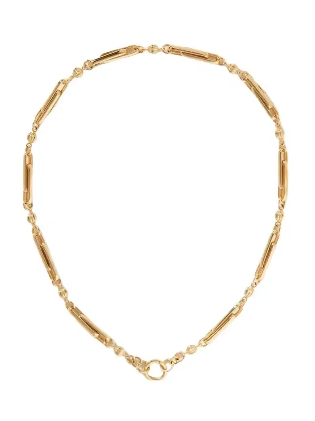 Lucy Delius Stirrup 14-karat Gold Necklace
