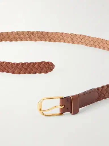 Nili Lotan Braided Jane Leather Belt | Thumbnail 3