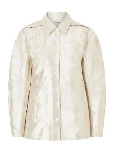 Jil Sander Floral-jacquard Shirt | Thumbnail 1 Jil Sander Floral-jacquard Shirt | Thumbnail 1