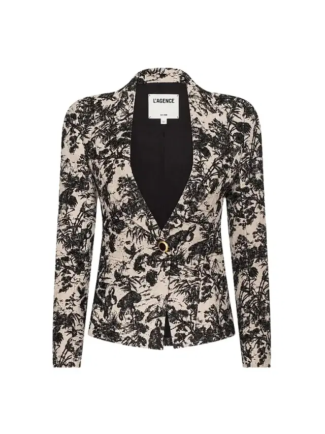 L'Agence Women's Kaisley Toile-Print Blazer