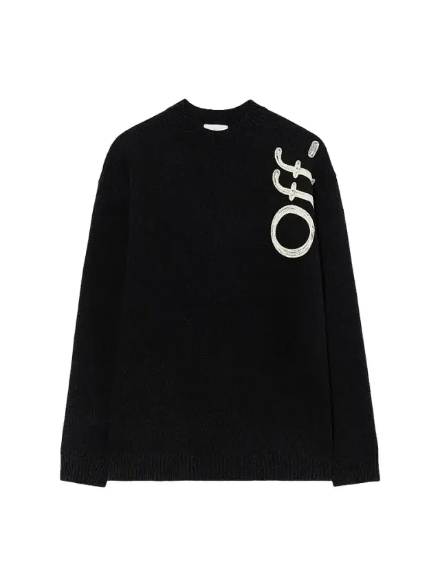Off-White Men's Vertical Bookish Knit Crewneck Sweater