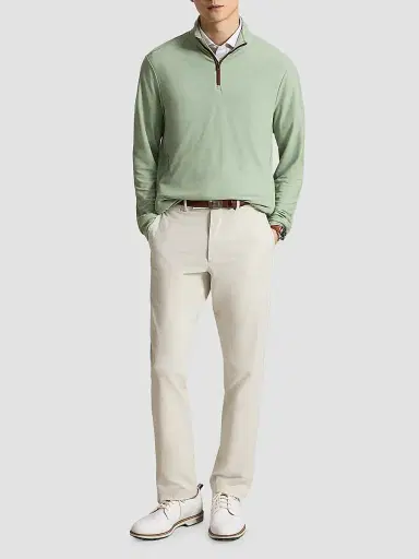 RLX Ralph Lauren Men's Golf Quarter-Zip Mesh Sweatshirt | Thumbnail 2 RLX Ralph Lauren Men's Golf Quarter-Zip Mesh Sweatshirt | Thumbnail 2