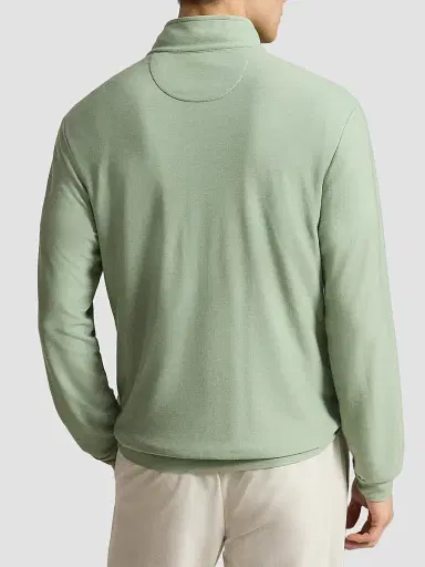 RLX Ralph Lauren Men's Golf Quarter-Zip Mesh Sweatshirt | Thumbnail 3 RLX Ralph Lauren Men's Golf Quarter-Zip Mesh Sweatshirt | Thumbnail 3