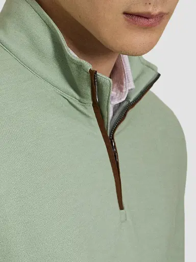 RLX Ralph Lauren Men's Golf Quarter-Zip Mesh Sweatshirt | Thumbnail 5 RLX Ralph Lauren Men's Golf Quarter-Zip Mesh Sweatshirt | Thumbnail 5