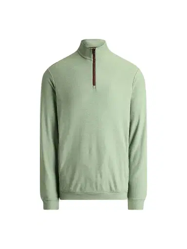 RLX Ralph Lauren Men's Golf Quarter-Zip Mesh Sweatshirt | Thumbnail 1 RLX Ralph Lauren Men's Golf Quarter-Zip Mesh Sweatshirt | Thumbnail 1
