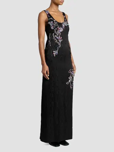 Dries Van Noten Women's Debant Embellished Maxi Dress | Thumbnail 4 Dries Van Noten Women's Debant Embellished Maxi Dress | Thumbnail 4