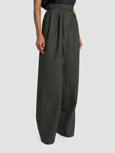 Dries Van Noten Women's Peacha Plaid Wool Pants | Thumbnail 4 Dries Van Noten Women's Peacha Plaid Wool Pants | Thumbnail 4