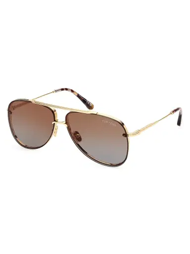 Tom Ford Women's Leon 62MM Aviator Sunglasses | Thumbnail 2