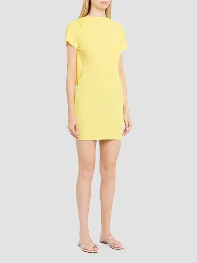 Jacquemus Women's Fluid Open-Back Mini Dress | Thumbnail 3 Jacquemus Women's Fluid Open-Back Mini Dress | Thumbnail 3
