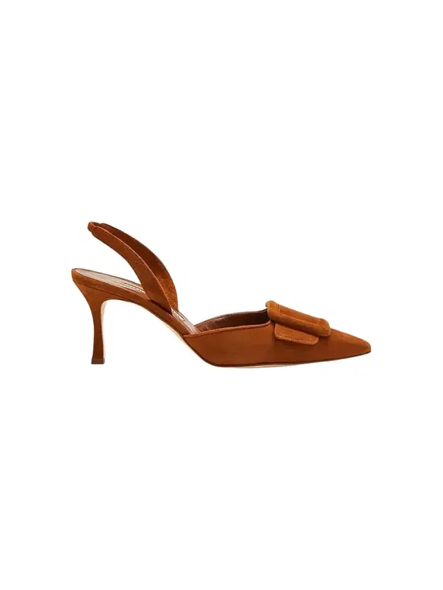 Women's Maysli 70MM Suede Slingback Pumps Women's Maysli 70MM Suede Slingback Pumps