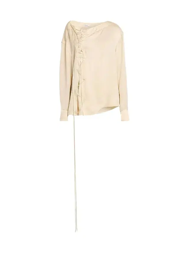 Women's Satin Lace-Up Blouse Women's Satin Lace-Up Blouse