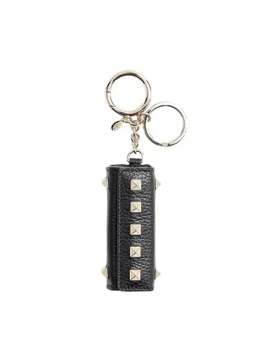 Valentino Garavani Women's Rockstud Lipstick Charm in Grainy Calfskin | Thumbnail 1