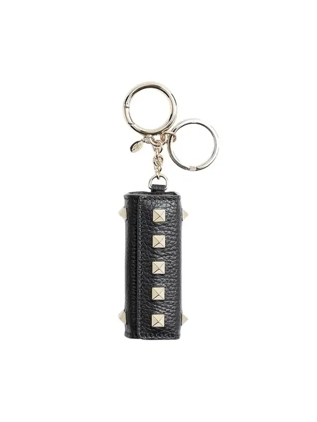 Valentino Garavani Women's Rockstud Lipstick Charm in Grainy Calfskin